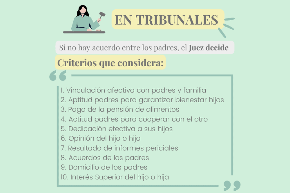 cuidado personal tribunales criterio